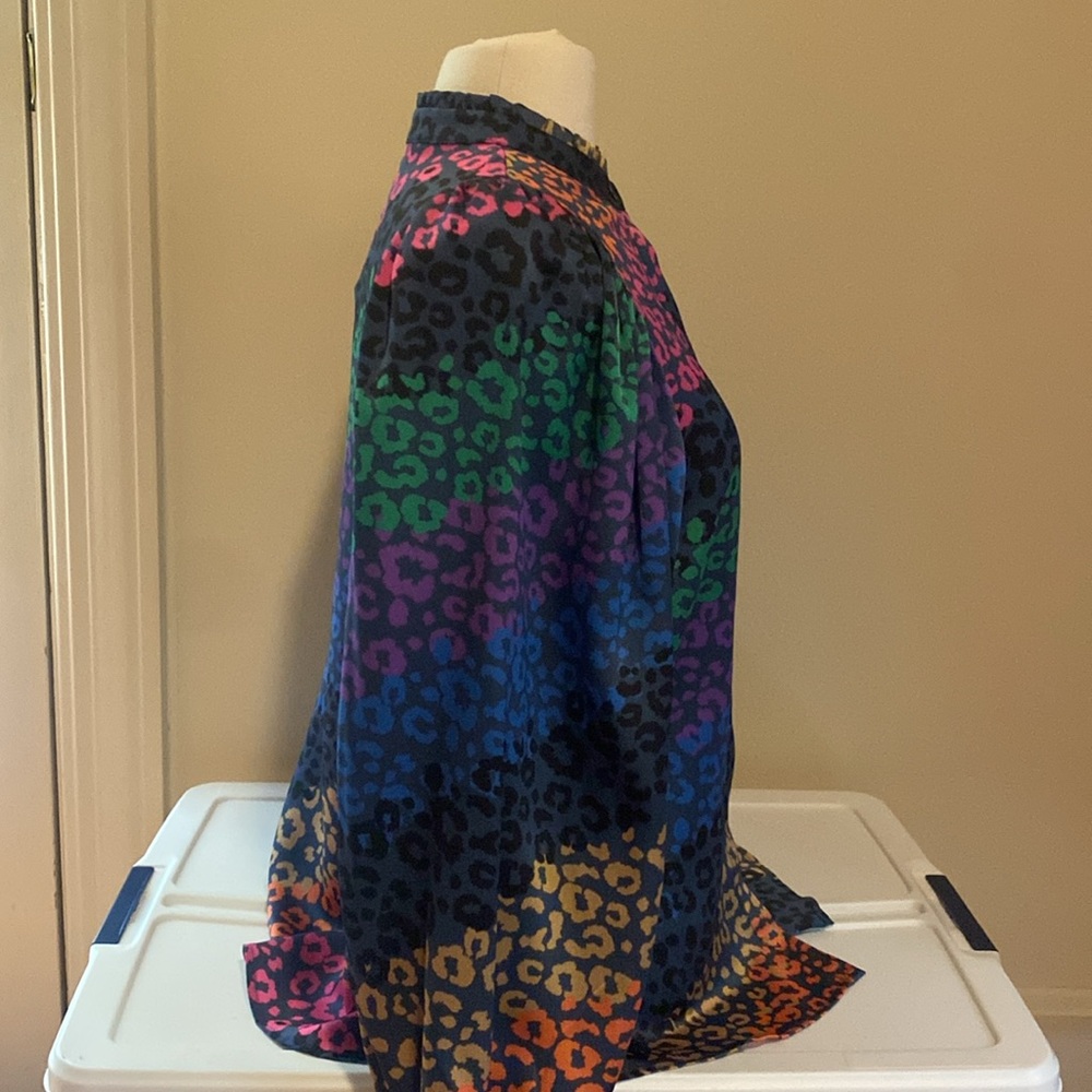 Vilagallo Multicolored Animal Print Blouse - Picture 5 of 10